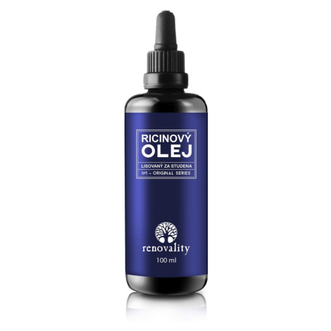 Renovality Ricinový olej za studena lisovaný 100 ml