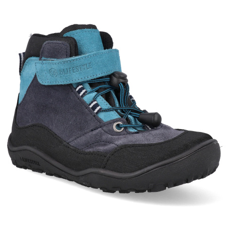 Barefoot dětské outdoorové boty bLIFESTYLE - Capra tex marine dunkelblau modré