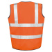 Result Unisex bezpečnostní reflexní vesta R021X Fluorescent Orange