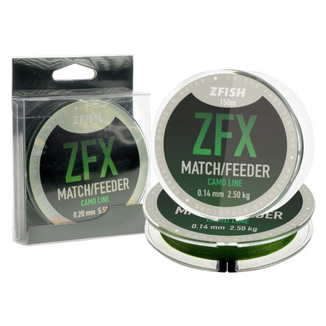 Zfish Vlasec ZFX Match/Feeder Camoline 150m - 0,20mm