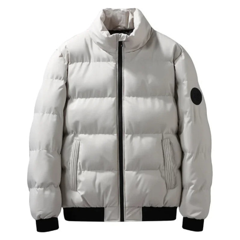 Pánská zateplená bunda s kapucí a vatovanou vložkou