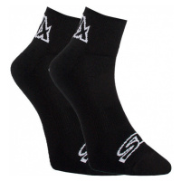 Ponožky Styx kotníkové černé s bílým logem (HK960) L