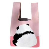 ANNAM Panda tote bag růžová 35 × 20 cm