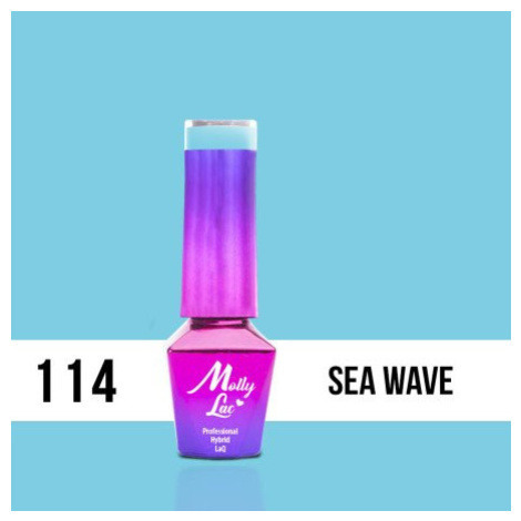 114. MOLLY LAC gél lak - Sea Wave  5ML