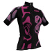 Rosti W FLAMINGO Dámský cyklistický dres, černá, velikost