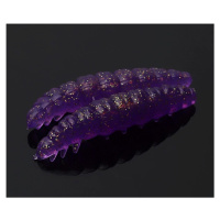 Libra Lures Larva Purple with glitter - 3,5cm 12ks