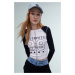 DEFACTO Cool Fitted Crew Neck Printed Ribbed Camisole Long Sleeve T-Shirt