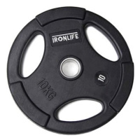 IRONLIFE Deluxe Olympijský pogumovaný kotouč 10 kg