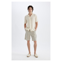 DEFACTO Regular Fit Cotton Bermuda Shorts