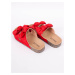 Yoclub Dámské sandály Slide OKL-0079K-3200 Červená