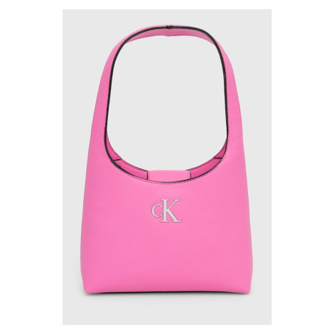 Kabelka Calvin Klein Jeans růžová barva, K60K610843