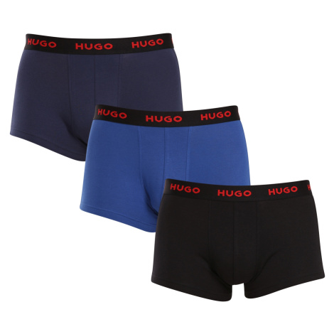 3PACK pánské boxerky HUGO vícebarevné (50469766 420) Hugo Boss