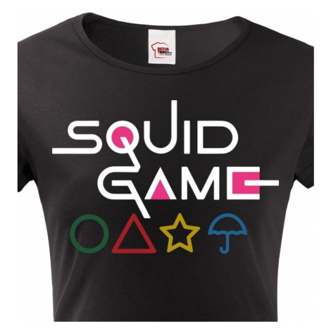 Dámské tričko ze seriálu Squid game- Oblíbený seriál Hra na oliheň BezvaTriko