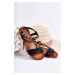 Dětské kožené sandály s přezkou Letto