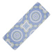 YATE Yoga Mat přírodní guma - vzor B 1 mm modrozelená