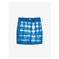 Koton Tie-Up Look Mini Jean Skirt