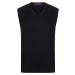 Henbury Pánská pletená vesta H724 Black