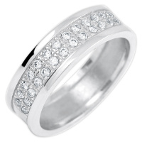 Brilio Silver Blyštivý prsten se zirkony 426 001 00514 04