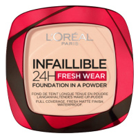 L'Oréal Paris Infaillible Fresh Wear 24H Foundation in a Powder 180 Rose Sand make-up v pudru, 9
