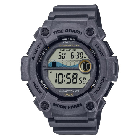 Pánské hodinky CASIO Digital Moonphase WS-1300H-8A + BOX