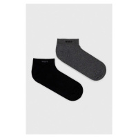 Ponožky BOSS pánské, šedá barva, 50469849