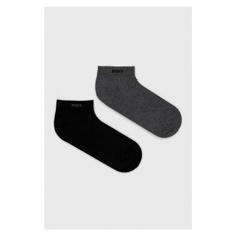Ponožky BOSS pánské, šedá barva, 50469849 Hugo Boss