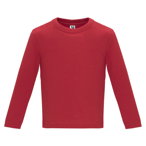 Roly Dětské tričko s dlouhým rukávem CA7203 Red 60