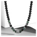Daniel Dawson Pánský korálkový náhrdelník Eric - Nefrit a Achát NH0104/050 Barevná/více barev 50