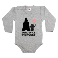 Dětské body s potiskem Star Wars Daddys Princess