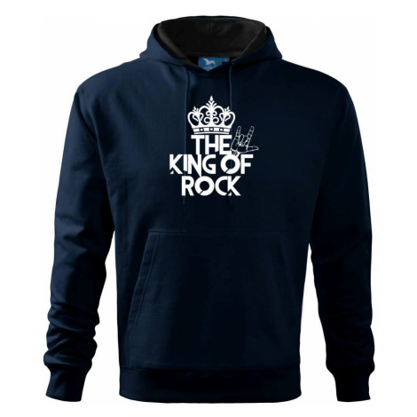 King of rock - Mikina s kapucí hooded sweater