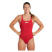 Dámské plavky arena swim tech solid red/white xl - uk38