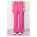 Trendyol Pink Wide Leg High Waist Woven Trousers