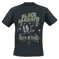 Black Sabbath Master of reality Tričko černá