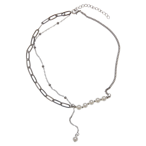 Jupiter Pearl řetízkový náhrdelník - stříbrné barvy Urban Classics