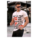 Madmext Text Detailed White T-Shirt 3096