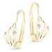 Cutie Diamonds Luxusní náušnice ze žlutého zlata s brilianty DZ8024-L-55-00-X-L1