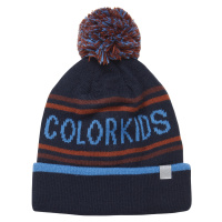 Color Kids dětská zimní čepice s logem 740804 - 2832