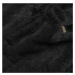 Krátká černá dámská kožešinová bunda (B8050-1)