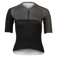 POC Cyklistický dres s krátkým rukávem - ESSENTIAL ROAD - černá/šedá