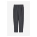 H & M - Elegantní žerzejové kalhoty - šedá