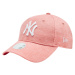 New-Era Wmns Jersey Ess 9FORTY New York Yankees Cap Růžová