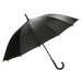 Beagles dámský holový deštník se zahnutou rukojetí - černý