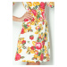 Dámské společenské šaty BLOSSOM s květovaným motivem krátké květované - Květovaná / - Numoco