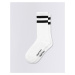 Organic Basics Core Stripe Crew Socks 2-pack White / Black