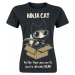 Tierisch Cupcake Cult - Ninja Cat Dámské tričko černá