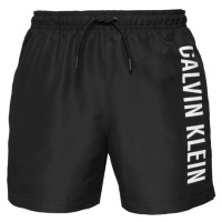 Calvin Klein MEDIUM DRAWSTRING Pánské plavky, černá, velikost