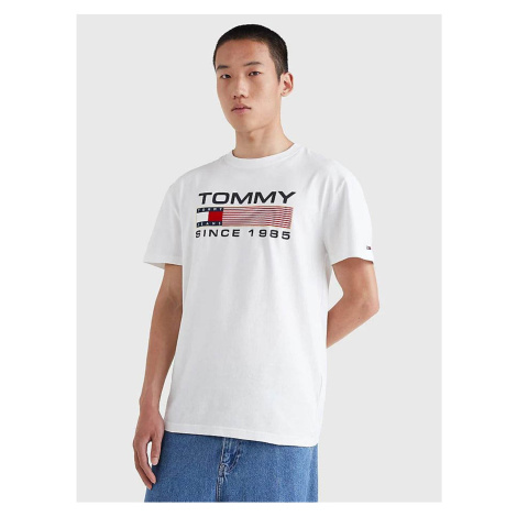 Bílé pánské tričko Tommy Jeans Tommy Hilfiger