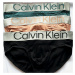 Pánské slipy Calvin Klein NB3129A STEEL COTTON | černá