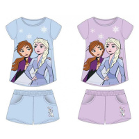 Frozen - licence Dívčí letní pyžamo - Frozen FR - 28, fialková Barva: Fialková