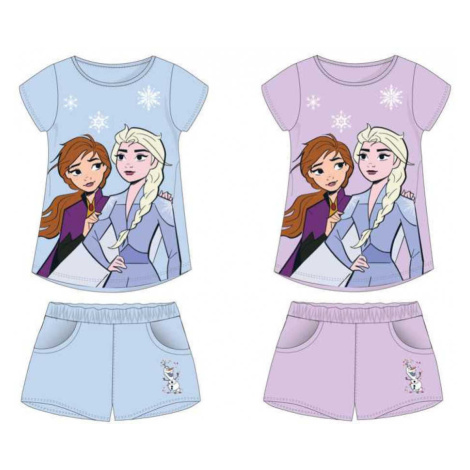 Frozen - licence Dívčí letní pyžamo - Frozen FR - 28, fialková Barva: Fialková